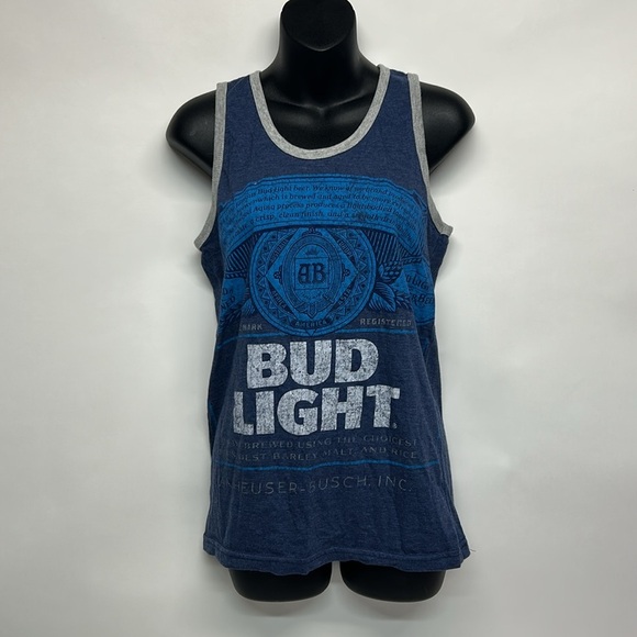 Budweiser Other - Bud Light Blue size small vintage tank top